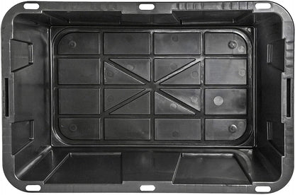 Greenmade Pro Plastic 27 Gal Storage Box, Black